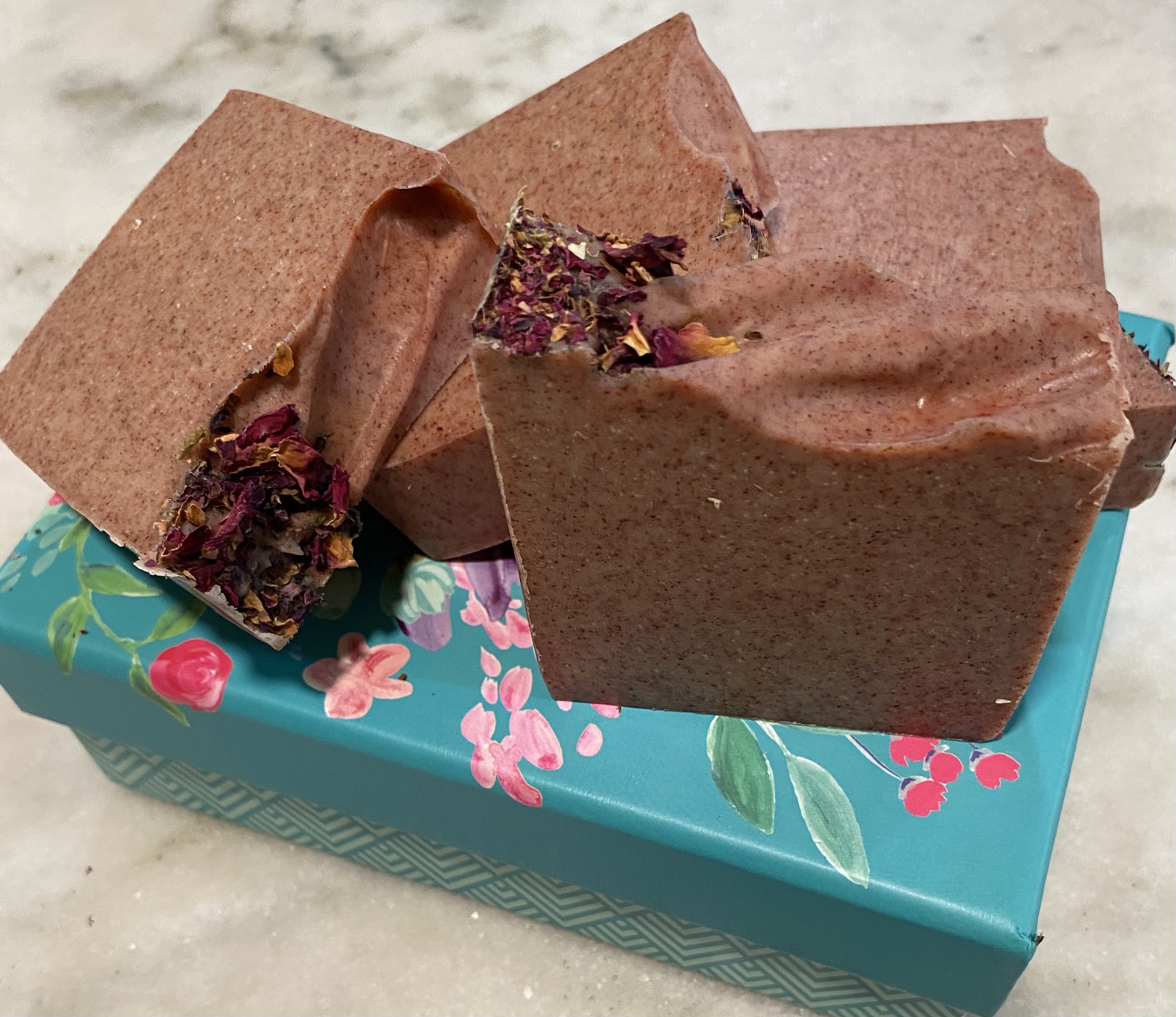 Hanami and Amber Romance soap real product photo