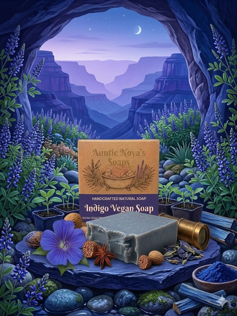 Indigo Vegan Soap AI product photo