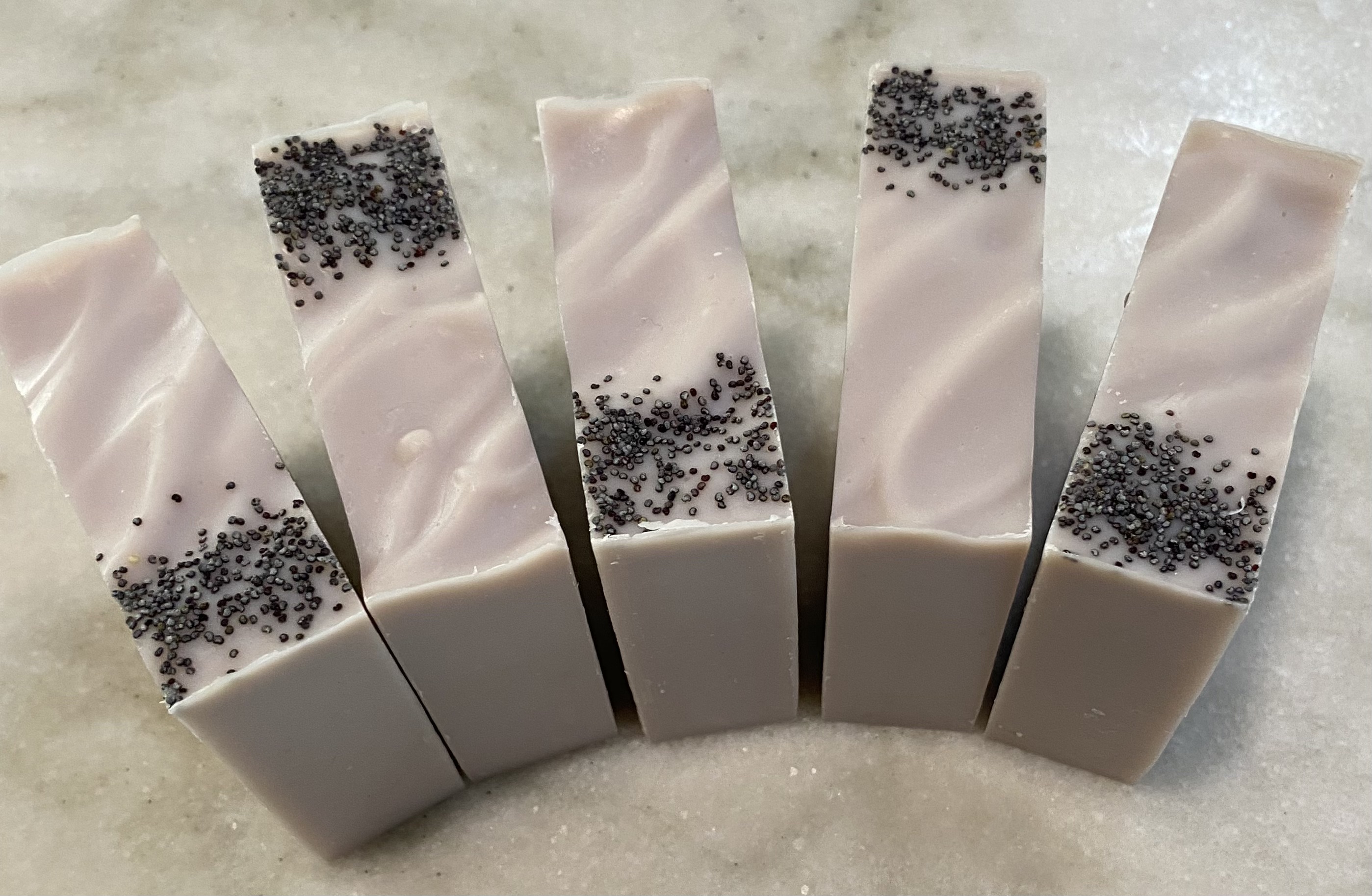 Purple Brazilian Clay Vegan Soap real product photo