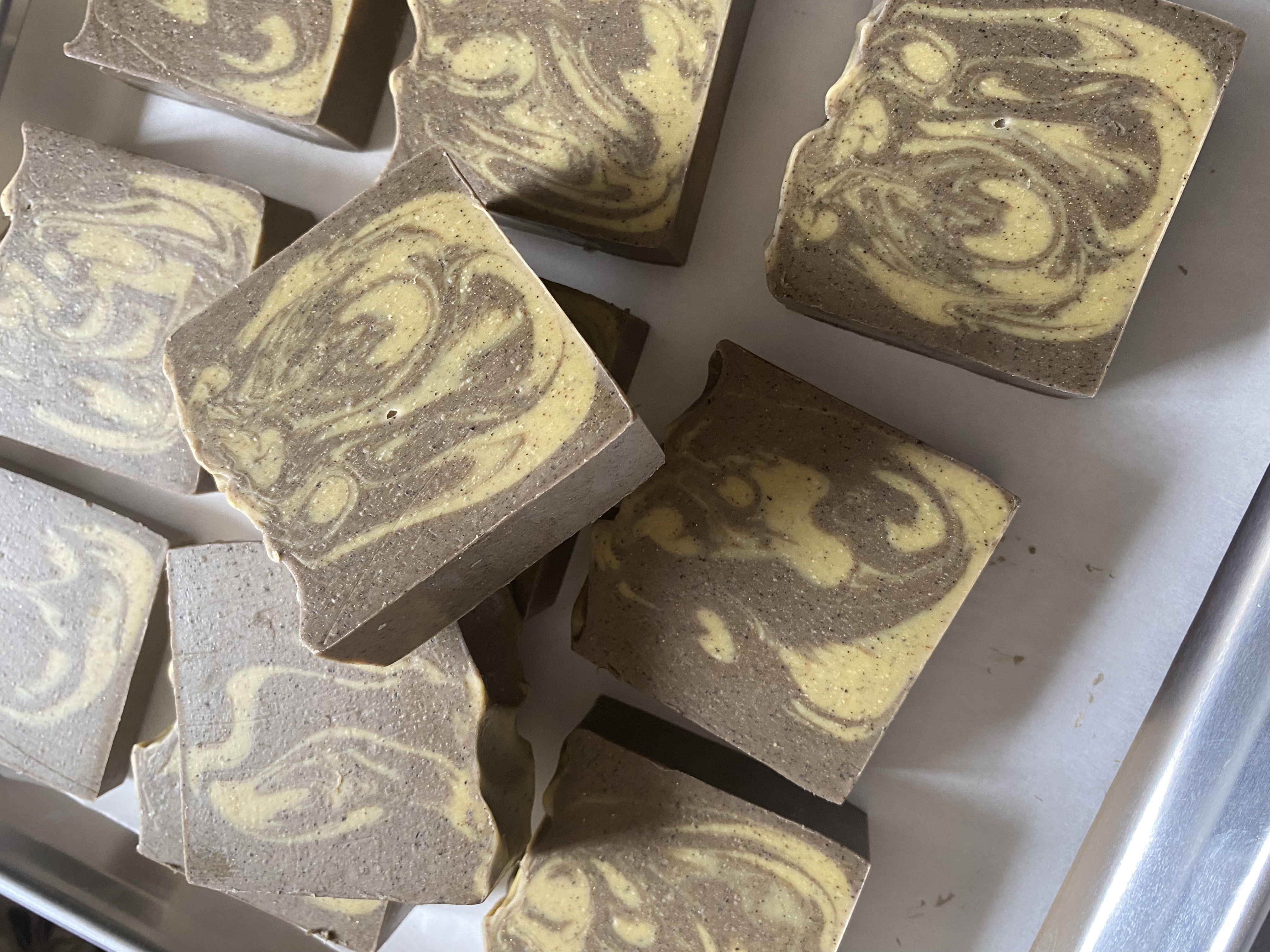 Vanilla Woods soap real product photo